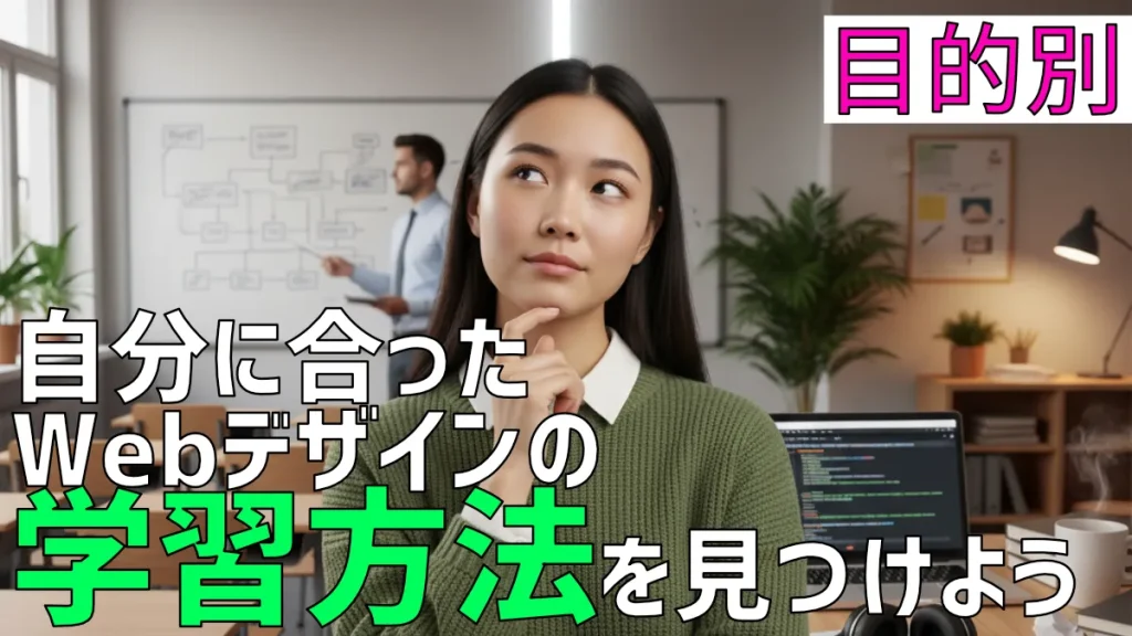 自分に合ったWebデザインの学習方法を見つけよう