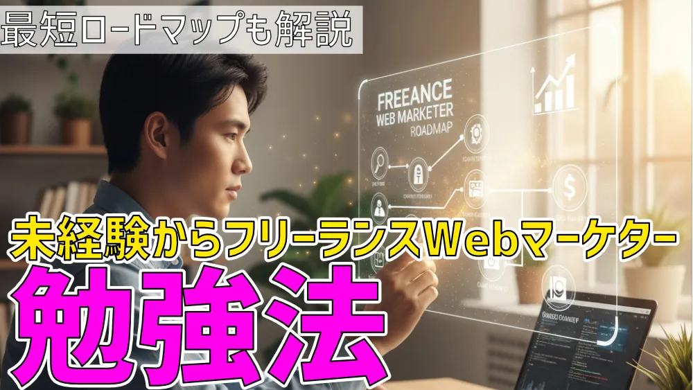 未経験からフリーランスWebマーケターになるための勉強法|最短ロードマップも解説