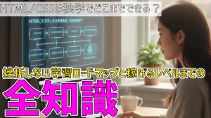HTML/CSSは独学でどこまでできる?挫折しない学習ロードマップと稼げるレベルまでの全知識