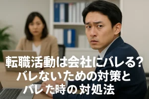 転職活動は会社にバレる？バレないための対策とバレた時の対処法