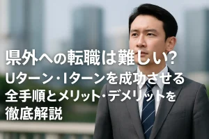 県外への転職は難しい？Uターン・Iターンを成功させる全手順とメリット・デメリットを徹底解説