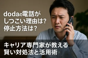 dodaの電話がしつこい！理由は？停止方法は？キャリア専門家が教える賢い対処法と活用術